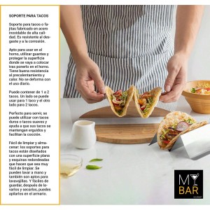 Taco Halter My Bar 14 x 10 x 5 cm (24 Stück) |  Geschirr, Tabletts ...