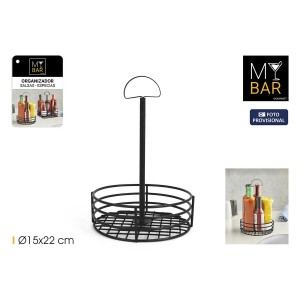 Mehrzweck-Organizer My Bar 15 x 15 x 22 cm Schwarz (12 Stück) |  We...