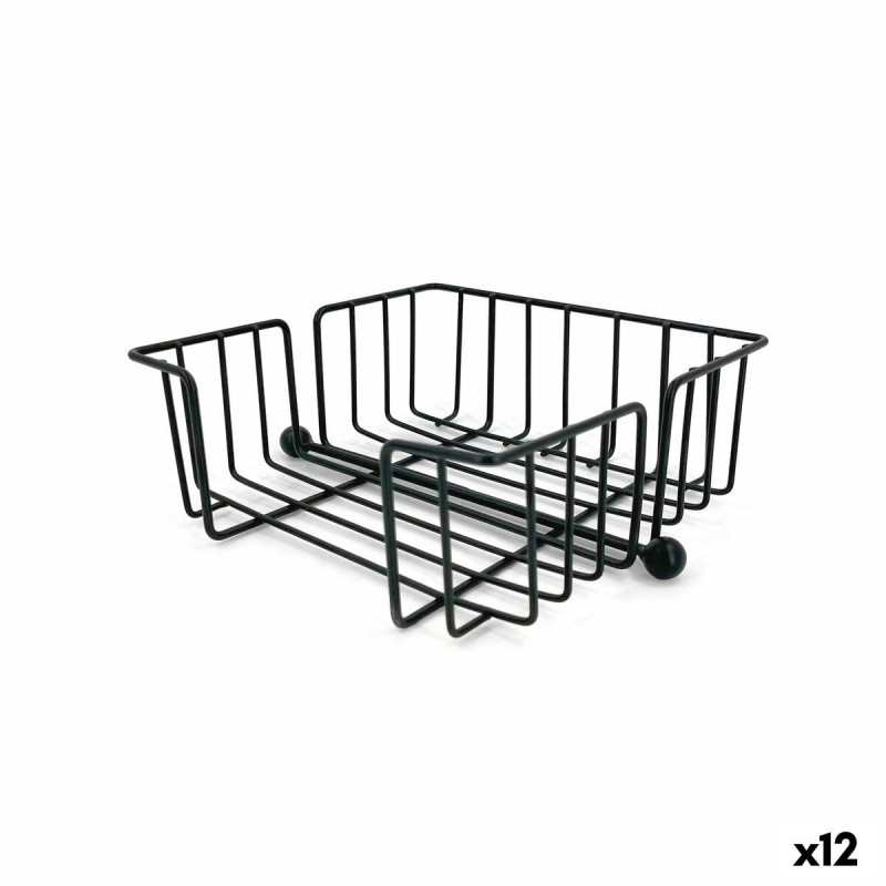 Serviettenring My Bar Schwarz Metall 19 x 19 x 7,5 cm (12 Stück) | ... Serviettenring My Bar Schwarz Metall 19 x 19 x 7,5 cm (12 Stück) | ...