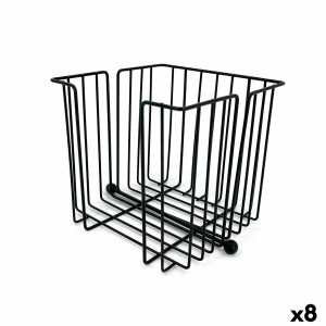 Serviettenring My Bar Schwarz Metall 19 x 19 x 18 cm (8 Stück) |  W...
