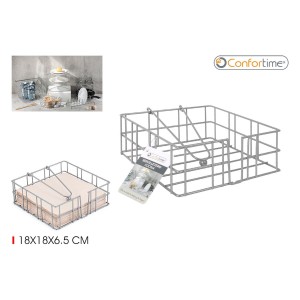 Serviettenring Confortime 18 x 18 x 6,5 cm (12 Stück) |  Weiteres Z...