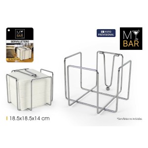 Serviettenring My Bar 18,5 x 18,5 x 14 cm (12 Stück) |  Weiteres Zu...