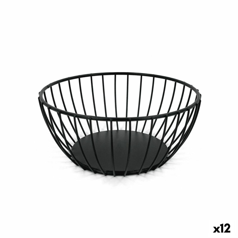 Brotkorb My Bar Schwarz Metall kreisförmig (12 Stück) | Küchenboxe... Brotkorb My Bar Schwarz Metall kreisförmig (12 Stück) | Küchenboxe...