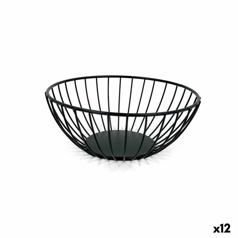 Brotkorb My Bar Schwarz Metall kreisförmig 20 x 8 cm (12 Stück) | ... Brotkorb My Bar Schwarz Metall kreisförmig 20 x 8 cm (12 Stück) | ...