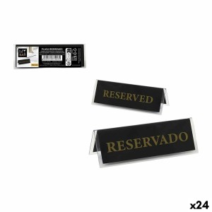 Identifikationsschild My Bar RESERVADO / RESERVED 12 x 4 cm 2 mm 24...