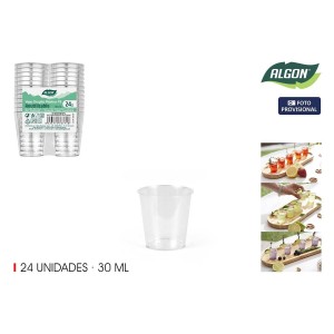 Schnapsglas Algon Ø 4 cm 30 ml 24 Stücke (24 Stück) |  Gläser und K...