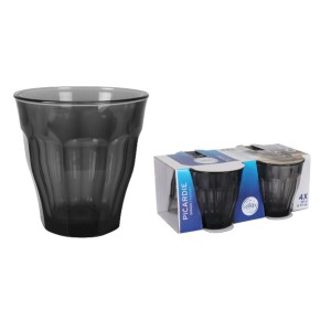 Wasserglas Duralex Picardie Schwarz Grau 250 ml 4 Stücke (12 Stück)...