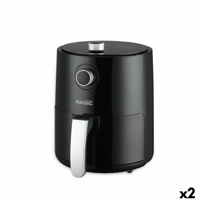 Heißluftfritteuse Basic Home Schwarz 1200 W 2,3 L |  Fritteusen   |...