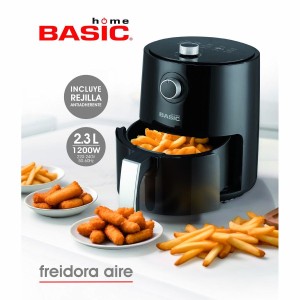 Heißluftfritteuse Basic Home Schwarz 1200 W 2,3 L |  Fritteusen   |...