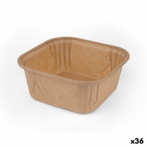 Backformen-Set Algon Papier 6,5 x 6,5 x 3,5 cm 25 Stücke (36 Stück)...