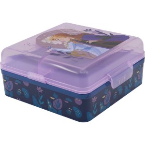 Lunchbox mit Fächern Frozen CZ11273 Bunt Kunststoff |  Brotdosen, L...
