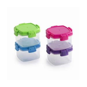 Lunchbox-Set Privilege 65 ml Mini 4 Stücke (24 Stück) |  Brotdosen,...