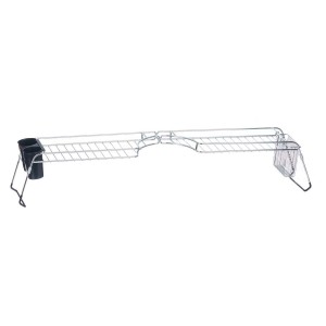 Ausziehbarer Geschirrabtropfständer Kinvara W3422A-1 Schwarz Silber...