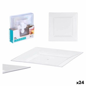 Geschirr-Set Leknes CK80668-1-T Durchsichtig polystyrol Kunststoff ...
