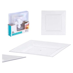 Geschirr-Set Leknes CK80668-1-T Durchsichtig polystyrol Kunststoff ...