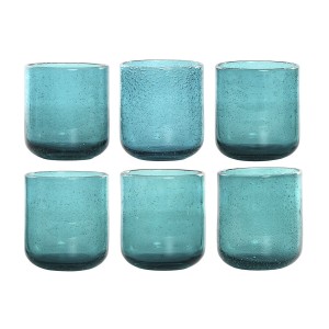 Gläserset Home ESPRIT türkis Kristall 320 ml (6 Stück) |  Gläser un...