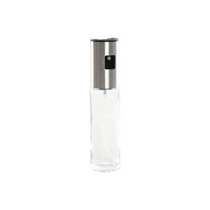 Ölfläschchen Home ESPRIT Durchsichtig Edelstahl Kristall 100 ml 4 x...