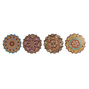 Untersetzer Home ESPRIT Kork Dolomite 20 x 20 x 1 cm (4 Stück) |  W...