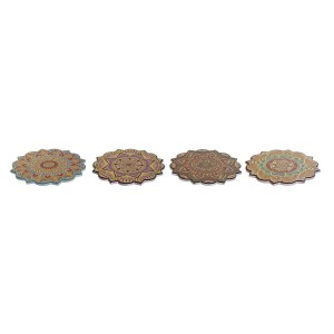 Untersetzer Home ESPRIT Kork Dolomite 20 x 20 x 1 cm (4 Stück) |  W...