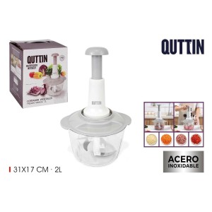 Zerkleinerungsgerät für Gemüse Quttin 18 x 18 x 22 cm (6 Stück) |  ...
