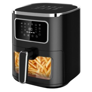 Heißluftfritteuse Silver Electronics Dublin IP501AP Schwarz Stahl 1...