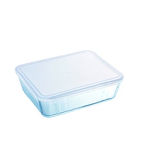 Lebensmittelbehälter Pyrex Weiß Durchsichtig rechteckig 1,5 L |  Ge...