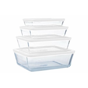 Lebensmittelbehälter Pyrex Weiß Durchsichtig rechteckig 1,5 L |  Ge...
