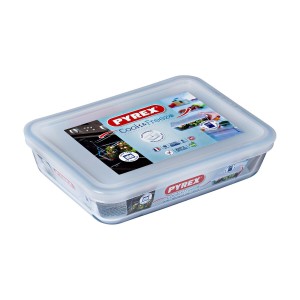 Lebensmittelbehälter Pyrex Weiß Durchsichtig rechteckig 1,5 L |  Ge...