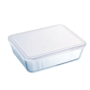 Lebensmittelbehälter Pyrex Weiß Durchsichtig rechteckig 1,5 L |  Ge...