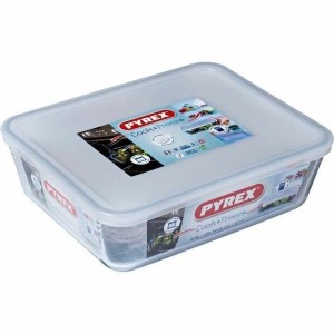 Food Preservation Container Pyrex White Black Transparent Clear Rec...