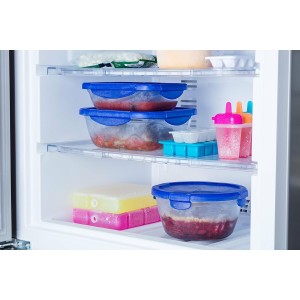 Lebensmittelbehälter Pyrex Blau Durchsichtig 800 ml (2 Stück) |  Ge...