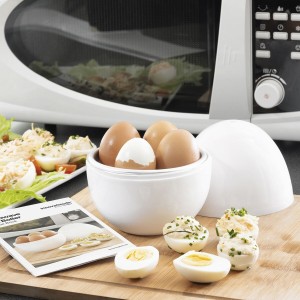 Eierkocher für die Mikrowelle mit Rezepten Boilegg InnovaGoods |  W...