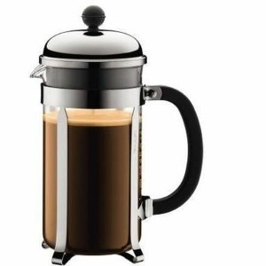Kolben-Kaffeemaschine Bodum Chambord Edelstahl 1 L |  Kaffeemaschin...