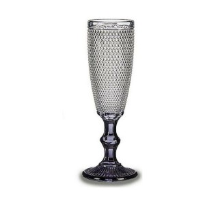 Champagnerglas Vivalto Durchsichtig Anthrazit Glas 185 ml |  Gläser...