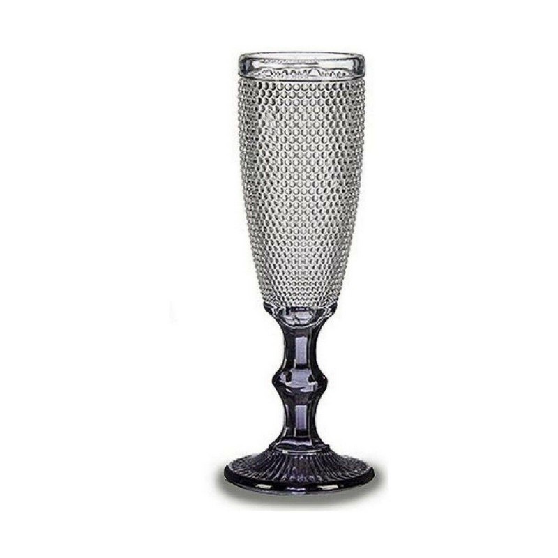 Champagnerglas Vivalto Durchsichtig Anthrazit Glas 185 ml | Gläser... Champagnerglas Vivalto Durchsichtig Anthrazit Glas 185 ml | Gläser...