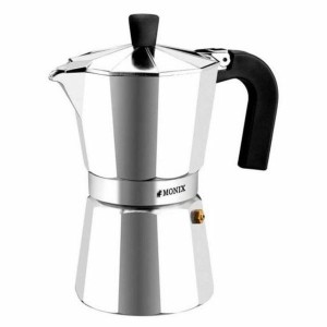 Italienische Kaffeemaschine Monix M620006 Stahl Aluminium 6 Tassen ...