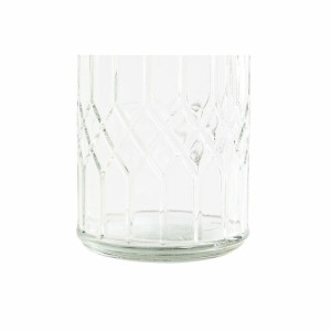 Flasche DKD Home Decor Grau Durchsichtig Edelstahl Kristall |  Gläs...