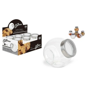 Glasgefäß 2200 ml (17,5 x 13 x 17,5 cm) |  Brotdosen, Lebensmittelb...