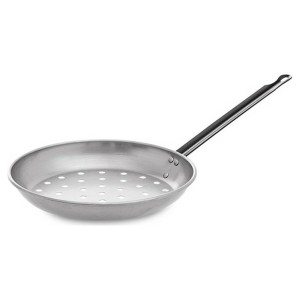 Maronenbräterpfanne Vaello Ø 26 cm Silberfarben Stahl |  Pfannen un...