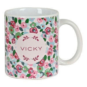 Henkelbecher Vicky Martín Berrocal Rosebloom aus Keramik Bunt (350 ...