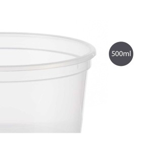 Lunch box Leknes UT005NC01 Transparent polypropylene 500 ml |  Lunc...