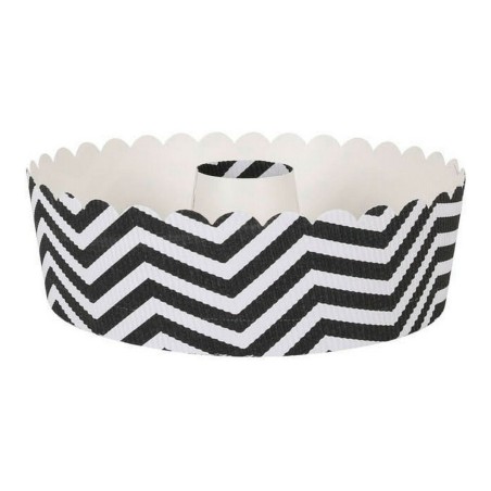 Backform Quttin Schwarz 18 x 6 cm 4 Stücke |  Dekoration, Accesoire...