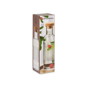 Flasche Pasabahce Hoop Durchsichtig natürlich Kork Glas 1,07 L |  G...