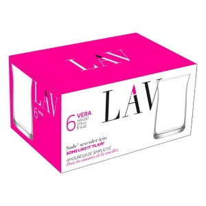 Gläserset LAV Vera 275 ml 6 Stücke |  Gläser und Krüge   | Chef Up