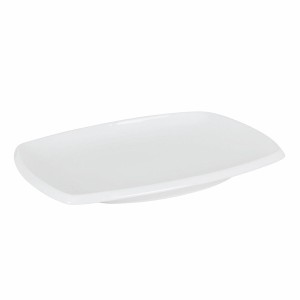 Schale Inde Supreme Weiß 30,7 x 21 x 2,7 cm |  Geschirr, Tabletts u...