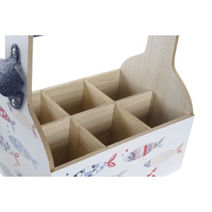 Range Bouteilles DKD Home Decor Multicouleur Bois MDF 27 x 16,5 x 2...
