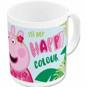 Henkelbecher Peppa Pig Having fun aus Keramik Hellrosa (350 ml) |  ...