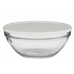 Runde Lunchbox mit Deckel Pasabahce Chefs Weiß 2,5 L 23,7 x 10,1 x ...
