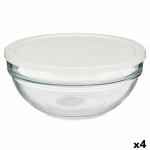 Runde Lunchbox mit Deckel Pasabahce Chefs Weiß 1,135 L 17,2 x 7,6 x...