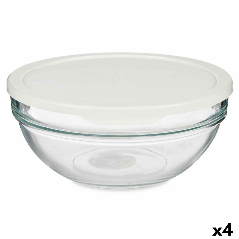 Runde Lunchbox mit Deckel Pasabahce Chefs Weiß 1,135 L 17,2 x 7,6 x... Runde Lunchbox mit Deckel Pasabahce Chefs Weiß 1,135 L 17,2 x 7,6 x...